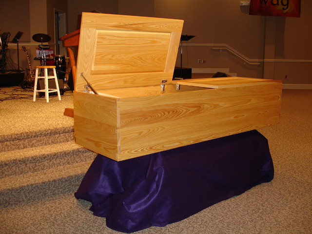 cypress coffin